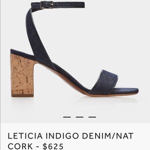 Tabitha Simmons Leticia denim heel